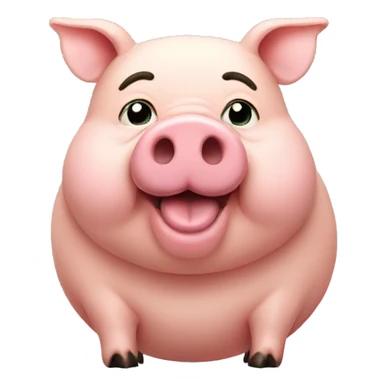 Fat pig  sticker