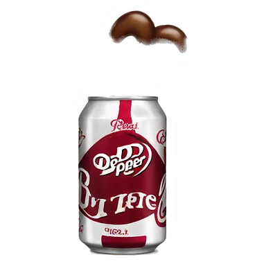 Dr Pepper with bow sticker