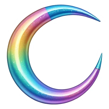 glitter sickle sticker