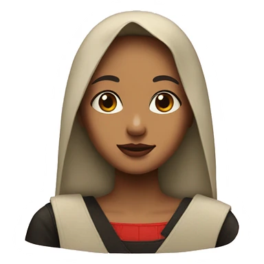 mona liza with strawberry  sticker