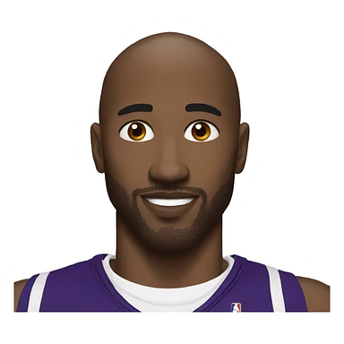 white kobe sticker