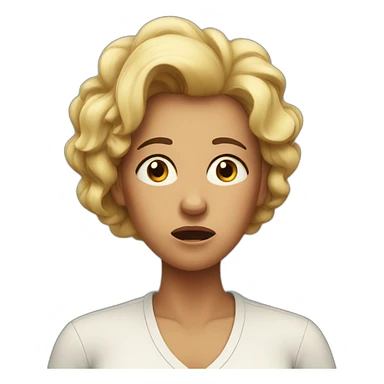 Frustrated mama sticker