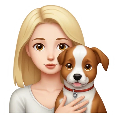 Me with a dog sticker