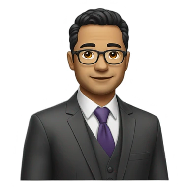 Anies Baswedan realistic with suit sticker