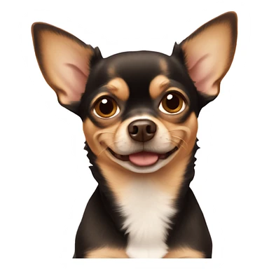 brown chihuahua  sticker