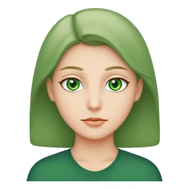 Solo Ojos verdes sticker