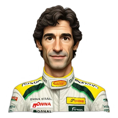 Ayrton Senna sticker