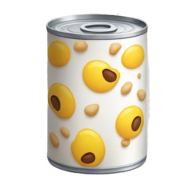 Can of food sticker
