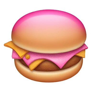 Pink restaurant menu sticker