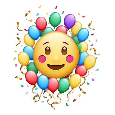 Un emojin de  anul nou sticker