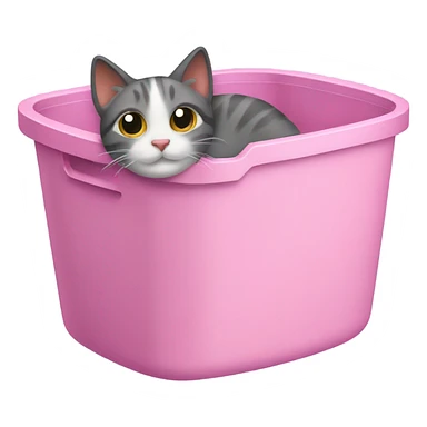 cat litter box sticker