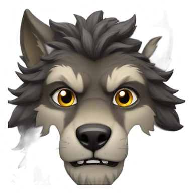 Alpha King werewolf sticker