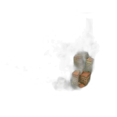 city under sea sticker