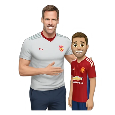 carragher touching Henry lap sticker