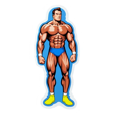 Muscle  sticker