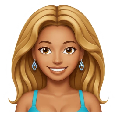 Beyonce just her face in newer photos sticker