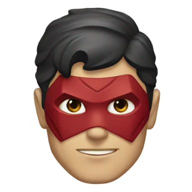 superman mask sticker