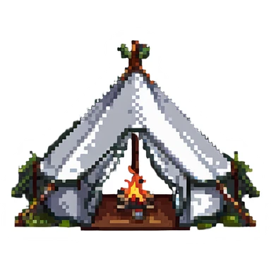 camping tent sticker