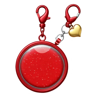 Hyperrealistic, mirco-detailed, glittered textile
Diesel
Red Play Mirror Bag Charm, isolated, 3d rendering  sticker