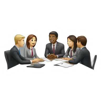 business meeting sticker