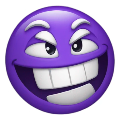 grimace smile sticker