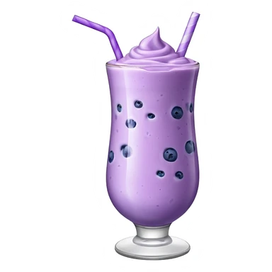 Blueburry milkshake sticker