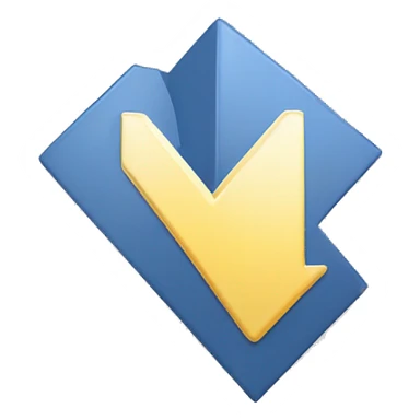 PDF FILE SYMBOL WITH DOWNLOAD ARROW AS A FLAT 2D RENDERING sticker