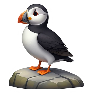 a cute puffin  sticker