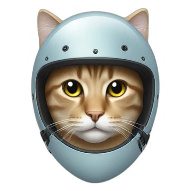 cat-with-helmet sticker