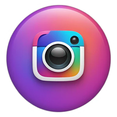 Instagram app logo sticker