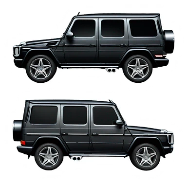 g wagon car mercedes black  sticker