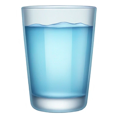 water glass sticker