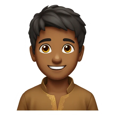 Indian boy sticker