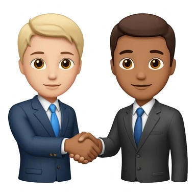 business handshake sticker