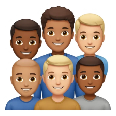 polaroid photo men sticker