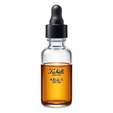 kiehl's serum bottle sticker