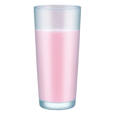 pale pink water tumbler sticker