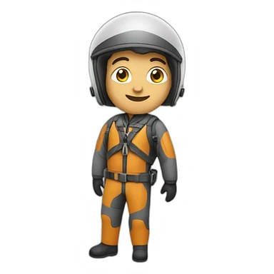 paraglider pilot sticker