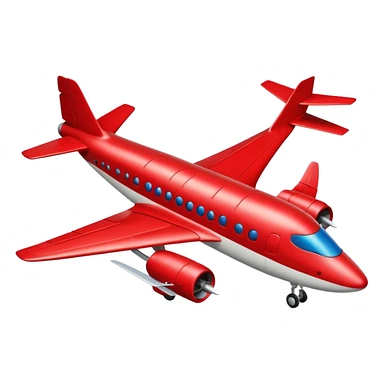 Bombordilo crocodillo with a plane body red sticker