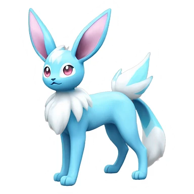 Glaceon-Sylveon full body sticker