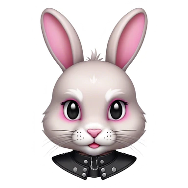 Punk bunny sticker