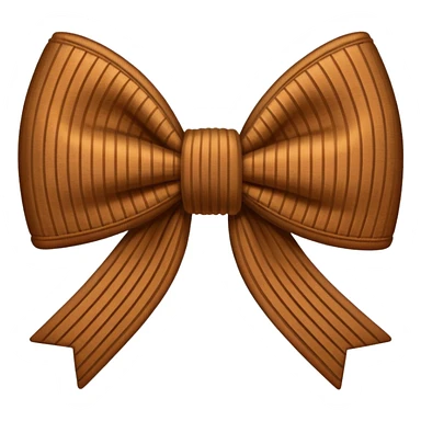 Corduroy bow ribbed texture sticker