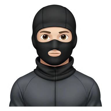 Парень в спортивном костюме и Балаклаве  sticker