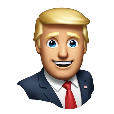 Donald trump saying Happy Birthday Tessie sticker
