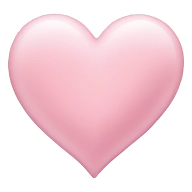 Light pink love heart sticker
