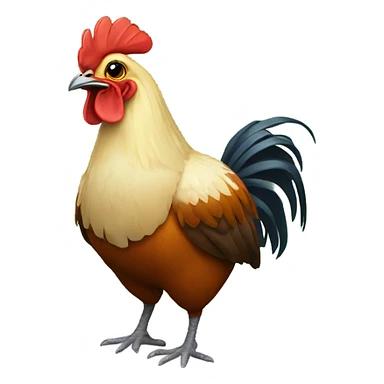 Jungle fowl sticker