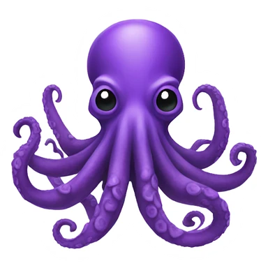 Purple kraken sticker