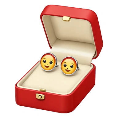 Earrings (in red box, front view) – Ivory, no need to add face or emoji sticker