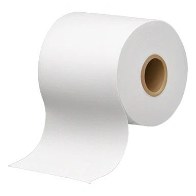 Toilet paper sticker