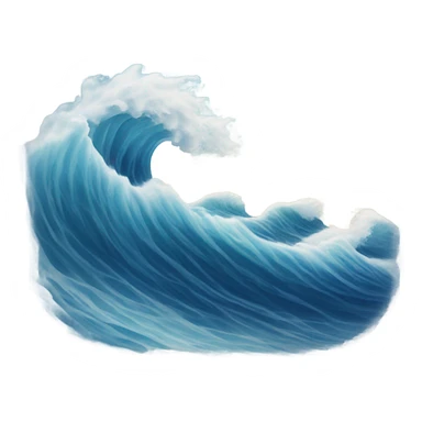 Ocean waves sticker
